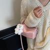 Bolsa Boston de Cor Sólida Estilo Francês de Nicho para Mulheres 2025 Nova Moda Outono e Inverno Ombro Transversal