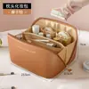 Bolsa de Cosméticos Portátil para Viagem Feminina de Grande Capacidade para Armazenamento e Lavagem Bolsa Organizadora Tipo Almofada Pronta para Venda