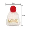 Bufanda Mini de Hilo Navideña, Gorro Navideño, Muñeca DIY, Botella de Vino, Decoración para Bebidas, Accesorios para Muñecas, Mayoreo