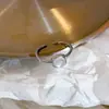 Anillo de Aro con Lazo Estilo Coreano y Perlas de Imitación para Mujer 2025 Nuevo Anillo Sencillo y de Moda para el Dedo Índice Anillo Versátil de Nicho