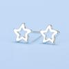 Mini Aretes de Corazón Pequeño Versátiles de Corazón Brillante Pequeños Aretes para el Cartílago de la Oreja Estudiante Pequeños Aretes Frescos Colección de Decoración