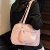 Bolso Retro para Mujer, Gran Capacidad, Nuevo Bolso Cruzado Casual Primavera-Verano 2026, Mochila de Color Sólido de Moda