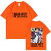 Camiseta con estampado divertido para estación independiente de Amazon TAYLOR SWIFT Hombres y mujeres europeos y americanos casual manga corta venta al por mayor