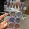 Arte de uñas nuevo polvo de diamante de cristal rojo en línea Galaxy fino flash sueño cristal brillante diamante roto polvo de purpurina para uñas