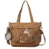 Bolso de Hombro Simple de Gran Capacidad para Estudiantes Versátil Bolso de Mano Casual de Lona Ligero para Viajes Bolso Cruzado