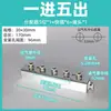 Bloque de Distribución de Aire de Aleación de Aluminio Tubería de Múltiples Vías para Descarga Neumática de Líquido y Agua Distribuidor de Línea de Aire Múltiple