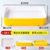 Louças para Restaurante de Churrasco e Hot Pot Self-Service, Prato de Molho de Melamina, Prato Pequeno para Frutos do Mar, Armário de Exposição para Espetos de Churrasco, Prato de Plástico para Seleção de Pratos