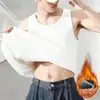 [Forro Polar y Engrosado] Chaleco Cálido de Otoño e Invierno para Hombre, Forro Polar Súper Suave, Calentamiento Instantáneo Cálido, Chaleco Interior Ajustado