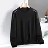 Envío RápidoSudadera Estampada de Cuello Redondo para Hombre, Nueva de Primavera/Otoño, Holgada de Manga Larga, Pulóver, Camiseta Básica Casual a la Moda, Moderna