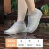 Cubrezapatos de lluvia para hombres y mujeres, cubrezapatos de silicona para adultos y niños en días de lluvia, impermeables para uso doméstico