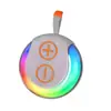 Altavoz Bluetooth inalámbrico portátil impermeable IPX6 transfronterizo, portátil para exteriores, luces RGB, minisubwoofer