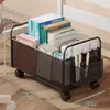 Estantería para libros, organizador móvil para mochilas de estudiantes, herramienta de almacenamiento de libros debajo del escritorio, carrito pequeño de pie, artículo útil para uso en el aula