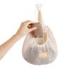 Rede de Armazenamento de Grande Capacidade para Meias, Bolsa Pendurada para Roupas Íntimas de Guarda-Roupa de Dormitório, Bolso de Rede Pendurado para Armazenamento na Porta