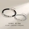 Nuevo brazalete plateado para pareja de princesa y caballero 520, tejido a mano, cuerda de mano, moda INS, regalo de San Valentín, joyería