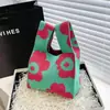 Bolsas de Tricô de Nicho Transfronteiriças, Bolsas de Mão Femininas, Bolsas de Palha Fofas, Bolsas Tote, Lembrancinhas Femininas