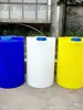 Cubo de Plástico para Piscina, Blanco, Amarillo, Azul 100/200L Cubo Dosificador de Químicos, Cubo Grueso para Mezcla de Químicos