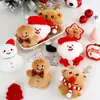 Accesorios de Muñeco de Nieve de Dibujos Animados Navideños Regalos Festivos Accesorios para Empaquetar Ramo de Flores Adornos para Árbol de Navidad Venta al por Mayor