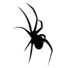 Pegatina de Tatuaje de Araña Mariposa Oscura Blanco y Negro Boceto Flor de Rosa Impermeable Halloween Personalizado Pegatina de Tatuaje para Brazo