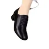 Novos sapatos de couro de salto baixo para mulheres da mamãe, 206, primavera e outono, sapatos de sola macia, modernos, versáteis, sapatos femininos de couro macio com superfície macia
