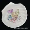 Polvo de Cebolla Transparente Acrílico Pedos Melocotón Amor Cuentas Pulsera Hecha a Mano DIY Colgante de Coche Llavero Accesorios de Joyería con Cuentas