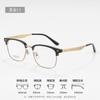 Montura de media ceja con montura de alta sensibilidad, montura Danyang para gafas de titanio puro ultraligeras para hombre, venta al por mayor, 50198 gafas para miopía