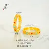 Colección de Aros Cerrados Chapados en Oro con Diamantes, Trenzados de Espiga de Trigo y Diseño de Huevo de Paloma para el Dedo Índice de Mujer