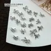 Nueva Joyería para Uñas con Lazo de Zirconia Joyería para Uñas con Lazo de Zirconio de Alta Gama Textura Lujo Ligero Francés Tridimensional