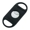 Punto de fábrica Tijeras para cigarros cuchillo para cigarros de doble filo acero inoxidable Tijeras para cigarros cortador de cigarros y cigarrillos