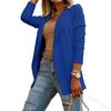 Todos los colores y tallas disponibles, Chaqueta de mujer para primavera y otoño Temu Amazon, Blazer casual de color liso para mujer, estilo europeo y americano, manga larga