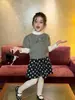 Ropa Infantil Winnie Fruit Colección Otoño 2026 Ropa Infantil Estilo Dulce para Niñas Chaleco de Punto con Lazo Chaleco de Lana