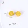 Color duradero no se decolora Arena dorada de Vietnam dragón del zodiaco este año de vida cuentas de transferencia con agujero pasante accesorios DIY pulsera accesorios de pulsera