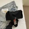 Bolsa Transversal para Mulheres 2026 Nova Moda de Verão Simples Versátil Bolsa de Ombro para Trabalho Armazenamento Itens Diversos Celular Bolsa de Lona