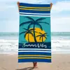 Toalha de Praia Nova de Microfibra Transfronteiriça, Fábrica de Origem de Toalhas, Toalha de Praia Estampada, Toalha de Praia Absorvente Personalizada