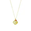 Pulseira Original de Prata Esterlina S925 Trevo de Quatro Folhas Carpa e Colar de Jade Hetian Brincos de Luxo Acessível Joias do Ano Animal Dropshipping