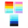 Cuaderno de Bobina Pop de Burbujas de Silicona con Diseño de Dinosaurio de Peluche y Unicornio, Cuaderno Portátil para Tomar Notas