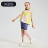 Shorts de Yoga para Crianças, Shorts de Secagem Rápida Amigáveis à Pele para Meninas, Shorts de Ciclismo de Nylon e Elastano para Meninas, Shorts de Ciclismo de Verão