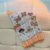 Toalla Gruesa de Algodón Puro de Dibujos Animados, Toalla de Baño de Gasa Extra Grande Suave Apta para la Piel, Gasa de Cuatro Capas 25*50cm Toalla de Baño para Niños
