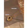 Marca Gargantilla europea y americana collar geométrico irregular cadena para clavícula femenina ins frío simple acero de titanio P987
