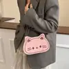 Bolso Bandolera de Gato Lindo Estilo Ins, Bolso de Mano Mini Versátil Exquisito para Niña, Mochila Escolar