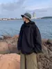 Jaqueta Guerreiro Preto Masculina e Feminina Outono Marca Tendência Jaqueta Casual Solta para Exterior À Prova de Vento e Impermeável Jaqueta de Trabalho para Montanhismo