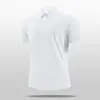 Nueva Camisa Polo de Negocios de Verano para Hombre, de Alta Gama para Golf, Secado Rápido, Cuello Alto, Diseño Casual para Hombre