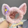 2026 Nueva Diadema de Dibujos Animados Lina Belle Orejas de Conejo de Peluche Linda Diadema de Otoño e Invierno Accesorios para el Cabello Venta al por Mayor