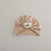 Gorros para Bebé para Primavera y Otoño, Gorros de Protección Fontanela, Adornos para Cabeza de Cachorro Lindos para Bebé, Gorros Indios, Gorros Versátiles para Recién Nacidos