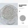 Polvo de espejo mágico para uñas de moda nuevo 2024, polvo de glitter para uñas, polvo plateado explosivo, decoración de uñas con polvo de glitter, en stock, venta al por mayor