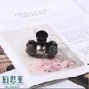 Bosiya Estilo de Lujo Accesible Pinza de Agarre Acrílica Perlas de Concha de Gama Alta Circonio Brillante Pinza Pequeña Pinza para el Pelo Semi-Recogido en la Parte Posterior de la Cabeza