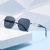 Nuevas Gafas de Sol Poligonales de Metal de Moda para Hombre y Mujer, Gafas Retro de Personalidad, Casuales Transfronterizas, Combinan con Todo, Gafas de Sol de Tendencia