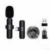 Fábrica de Origem Microfone de Lapela Sem Fio para Celular Microfone para Transmissão ao Vivo com Rádio de Carga Microfone Sem Fio Microfone de Lapela
