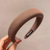 Celebridad de Internet Coreana 2025 Nueva Diadema de Esponja Diadema para el Cabello de Alta Presión en el Cráneo Horquilla para Salir para Mujer Tocado Versátil