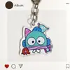 Chaveiro Peixe Feio Explosões Pingente Acrílico Desenho Animado Fofo Estojo de Caneta Mochila Pingente de Desenho Animado Chaveiro de Estudante