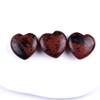 Piedra Natural de Venta Caliente Transfronteriza 30*12 Corazón No Poroso Cristal Rosa Accesorios de Juguete Arqueológico Corazón DIY Pequeño Regalo